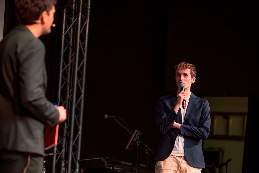 Jakob Frederik Lykke til ordblindeløftet 2025.